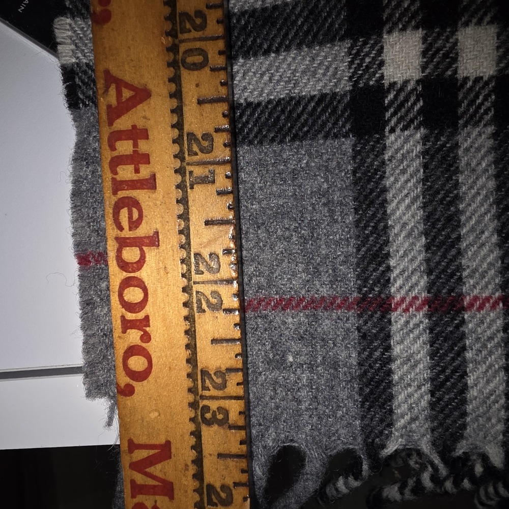 VTG DALGLIESH 100% PURE New Wool‎ Red Tartan Plaid Scarf Woven in GT. BRITIAN - Picture 4 of 5